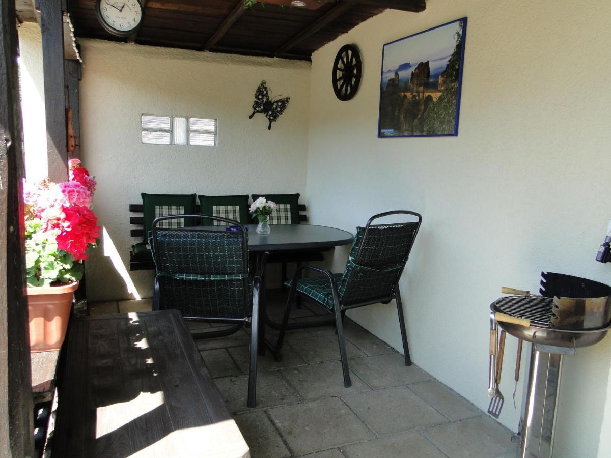 Apartamento Haus Angermann Struppen Exterior foto